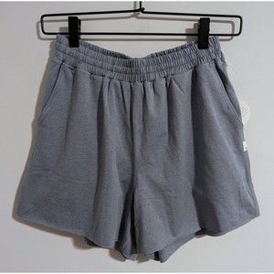 Vuori Boyfriend Shorts Women's Size XS Flint Heather Blue Athletic Bottoms NWT